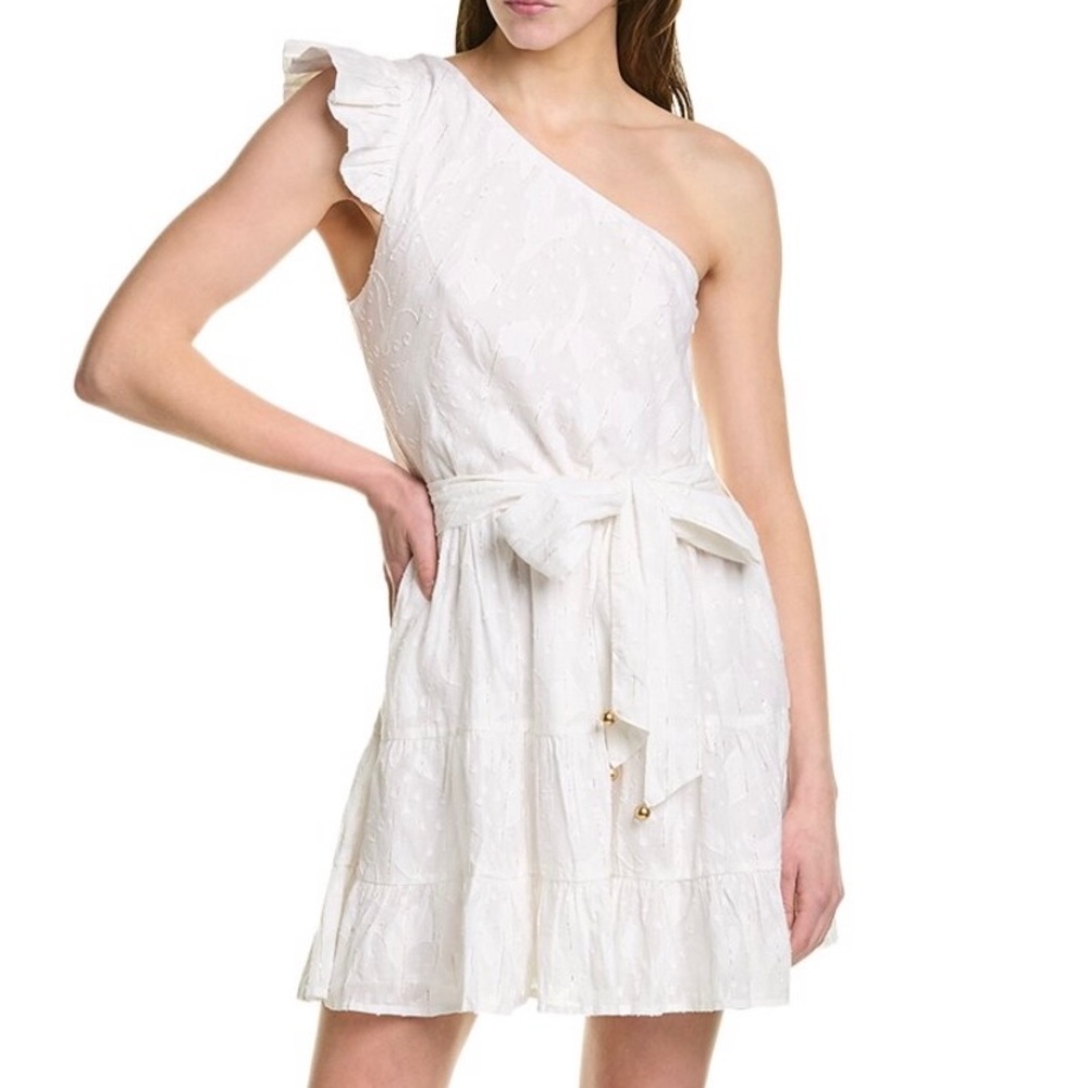 Karina Grimaldi Pauline Jacquard Mini Dress